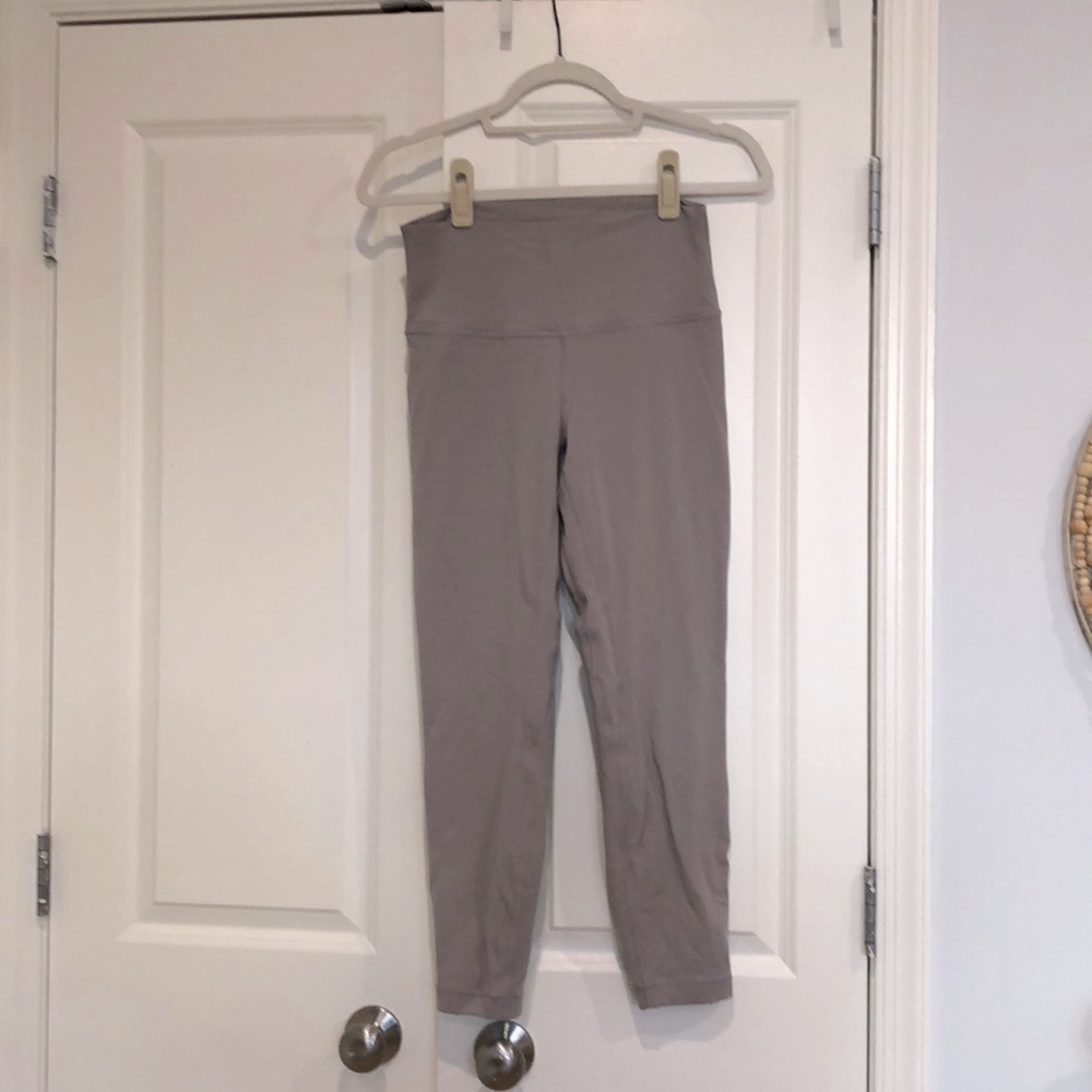 Lululemon grayish purple high-rise waist leggings